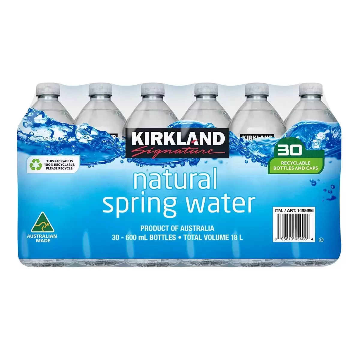 Kirkland Signature 科克蘭 泉水 600毫升 X 30瓶