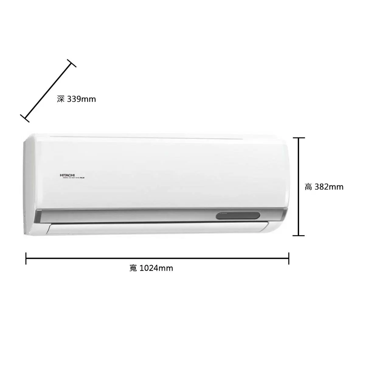 日立 5-6坪 3.6KW 頂級系列變頻冷暖一對一分離式冷氣 含運費及基本安裝