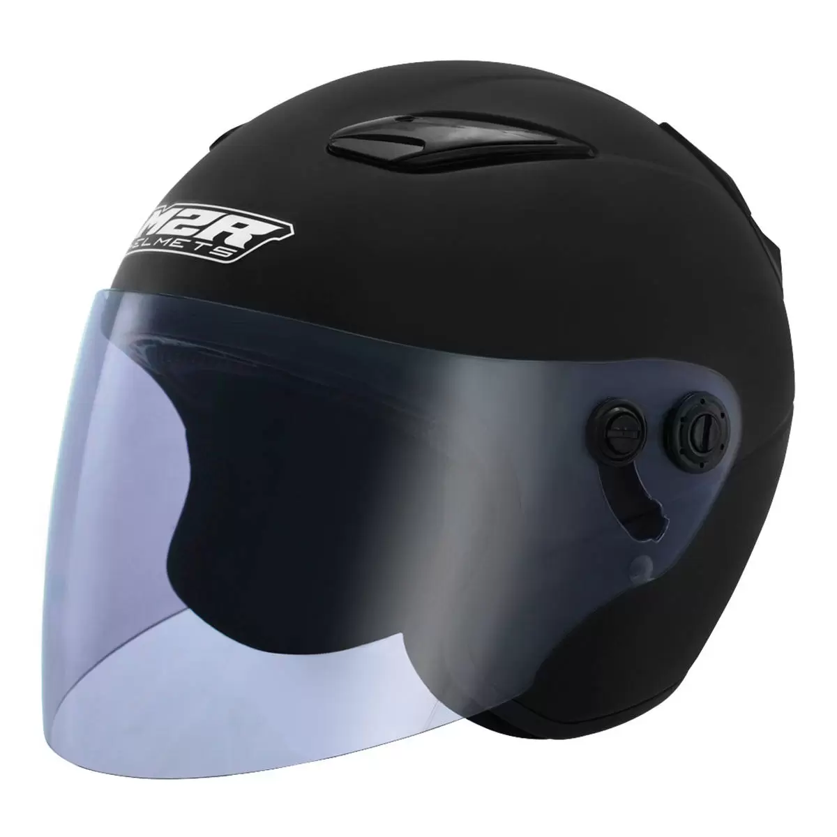 M2R 3/4罩安全帽 騎乘機車用防護頭盔 M-700 消光黑 XL
