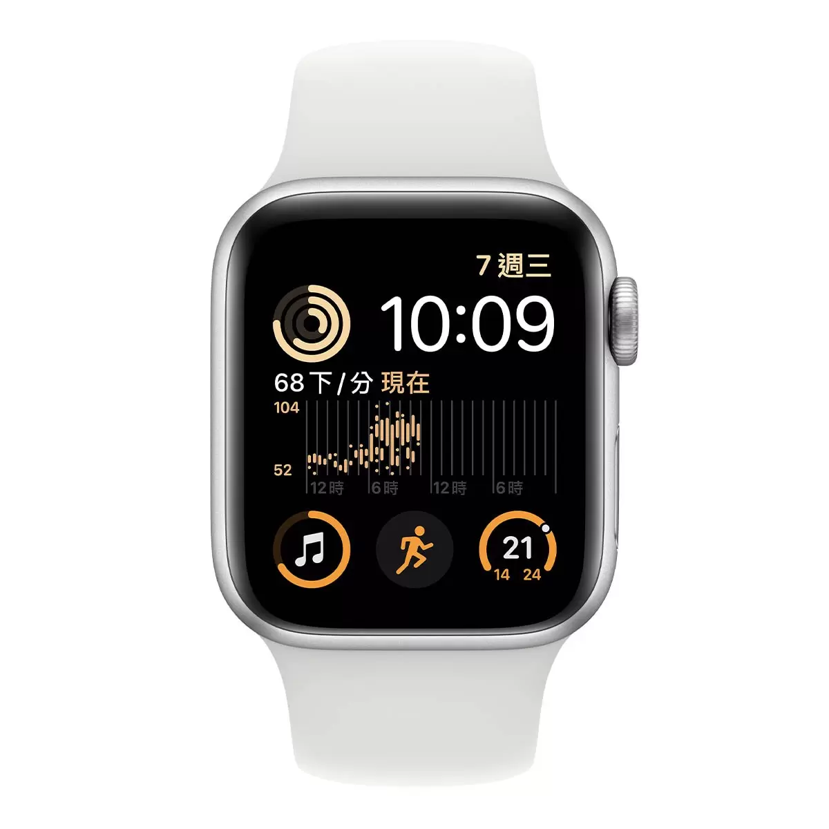 Apple Watch SE (GPS) 40公釐鋁金屬錶殼 運動型錶帶