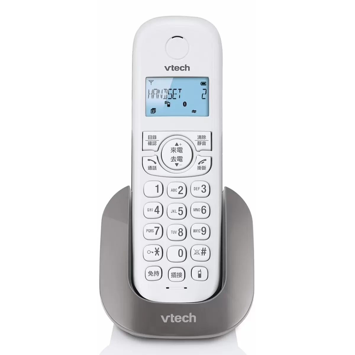 Vtech 2合1藍牙整合室內無線電話雙子機組 ES1610 TW