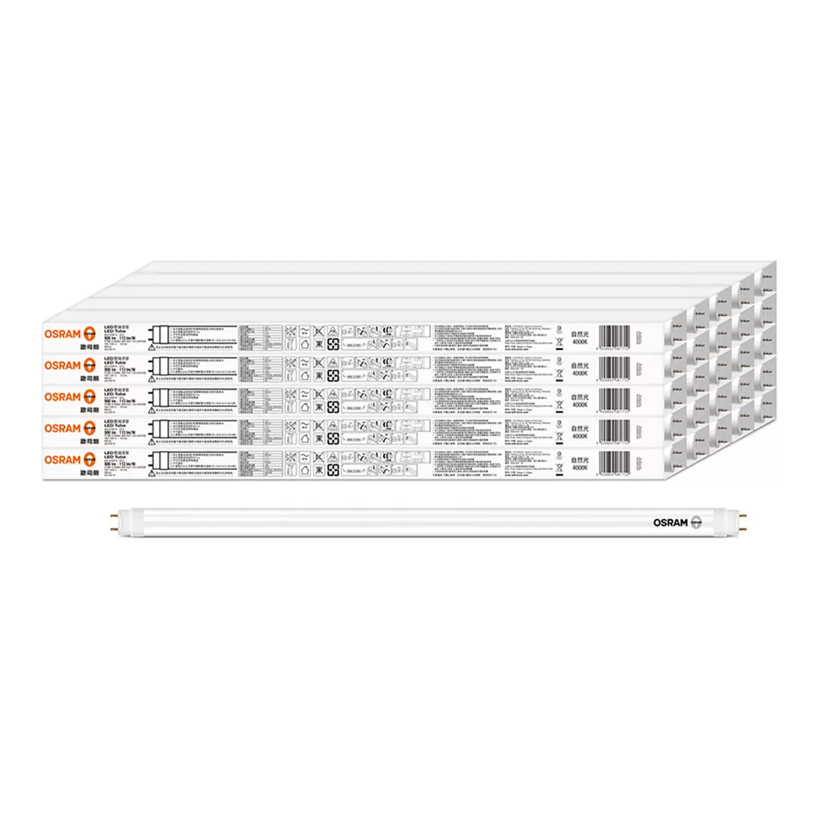 歐司朗 朗德萬斯 T8 8W 2呎 LED雙端燈管 25入