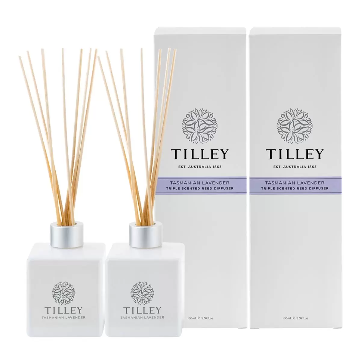 Tilley 澳洲經典香氛擴香組 150毫升 X 2入 塔斯馬尼亞薰衣草