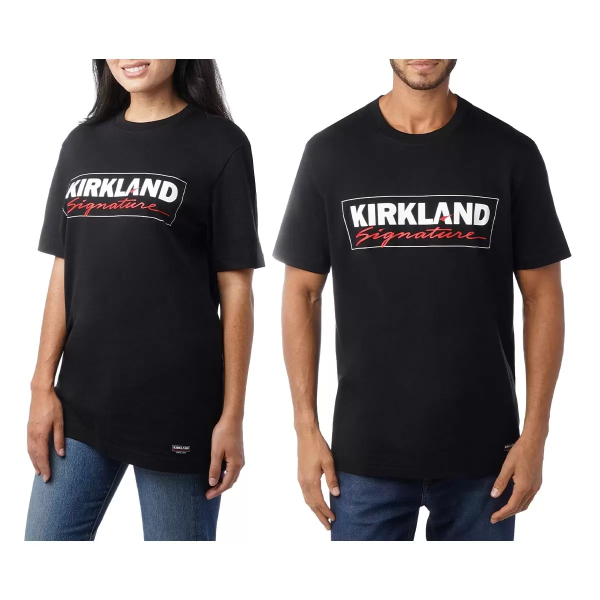 Kirkland Signature 科克蘭 Logo 短袖上衣 黑 L