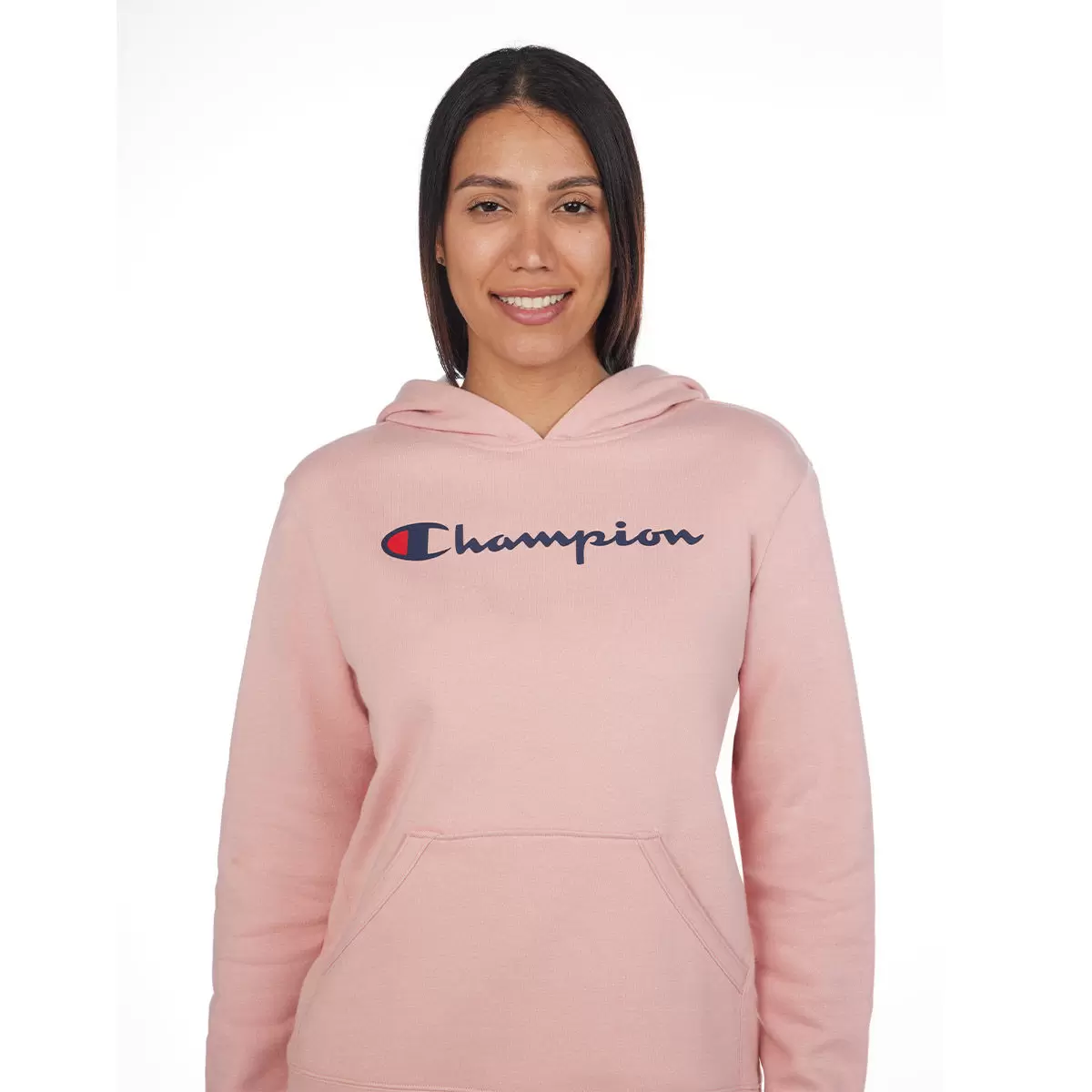 Champion 女連帽上衣 粉紅 M