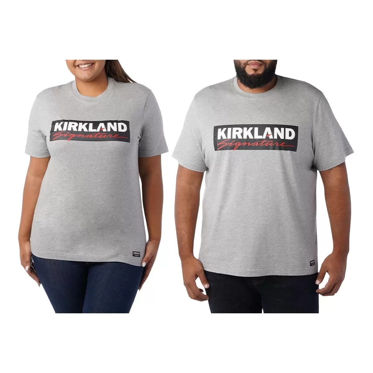 Kirkland Signature 科克蘭 Logo 短袖上衣 灰
