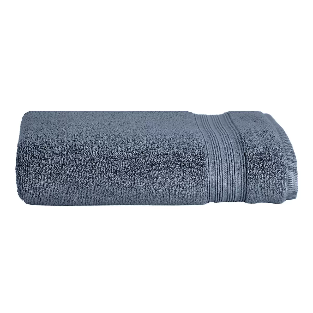Grandeur 印度低捻純棉加大浴巾 88公分 X 177 公分 藍色