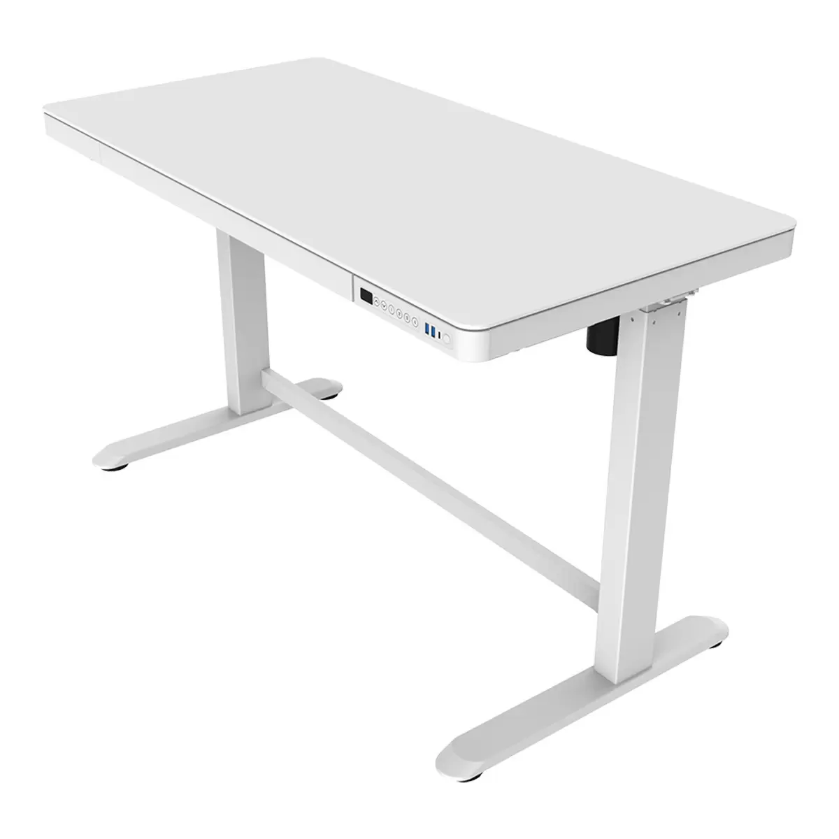 樂歌 人體工學鋼化玻璃電動升降桌 ET118W