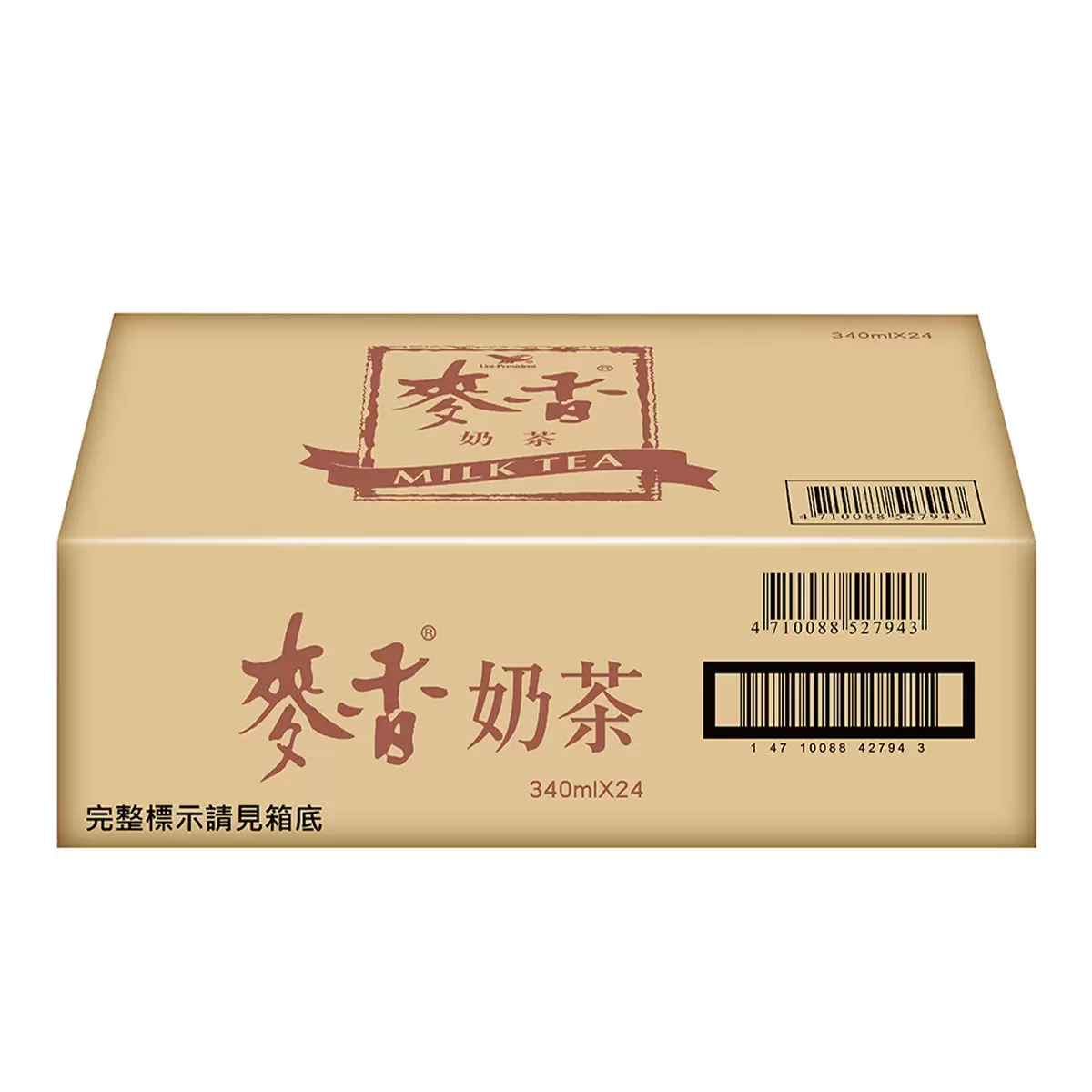 統一 麥香奶茶 340毫升 X 24入