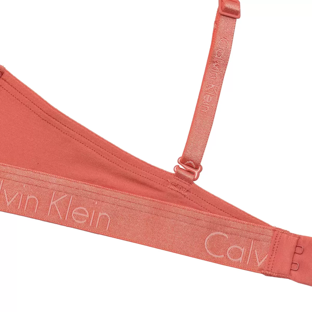 Calvin Klein 女舒適軟鋼圈內衣 兩入組 白色 & 石英粉紅色 32B