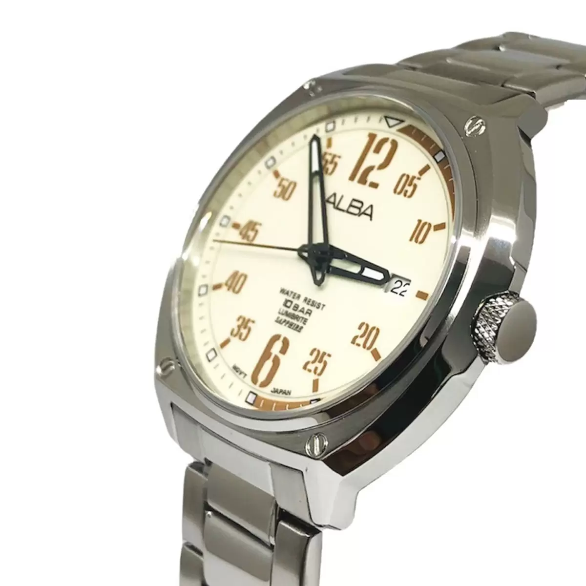 Alba 不鏽鋼錶帶男錶 #VJ42-X287S