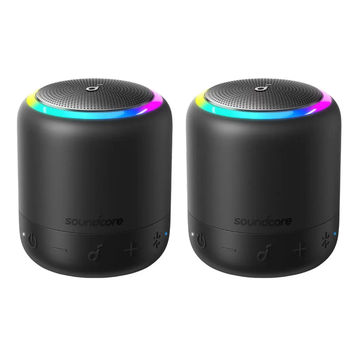 Soundcore Mini 3 Pro 防水藍牙喇叭雙入組 黑