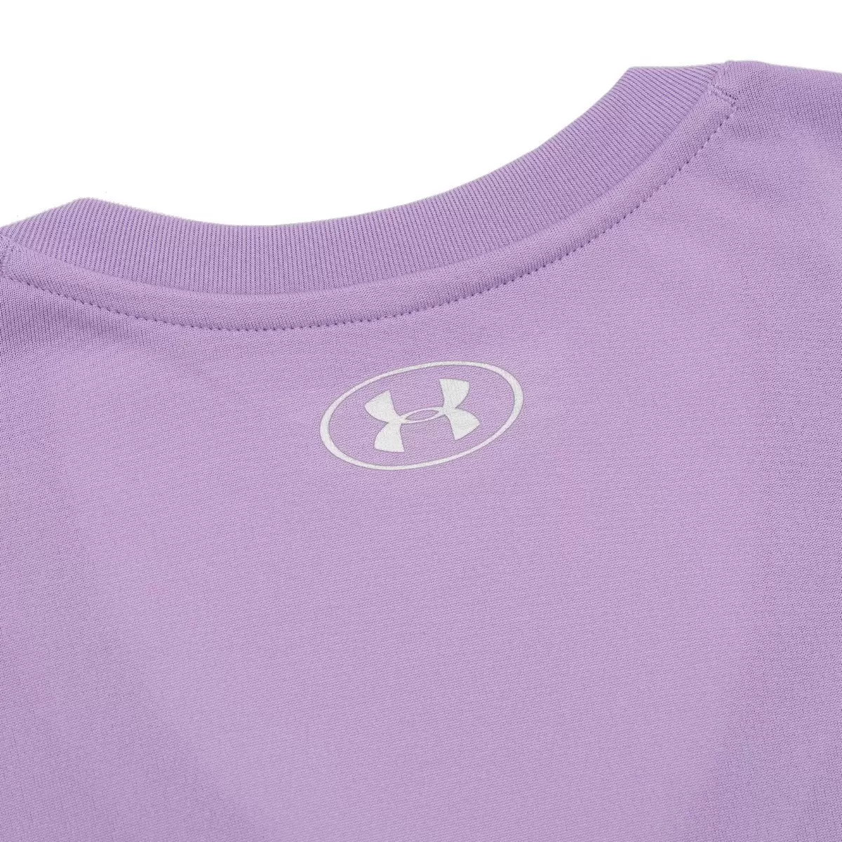 Under Armour 女V領短袖運動上衣 紫 M