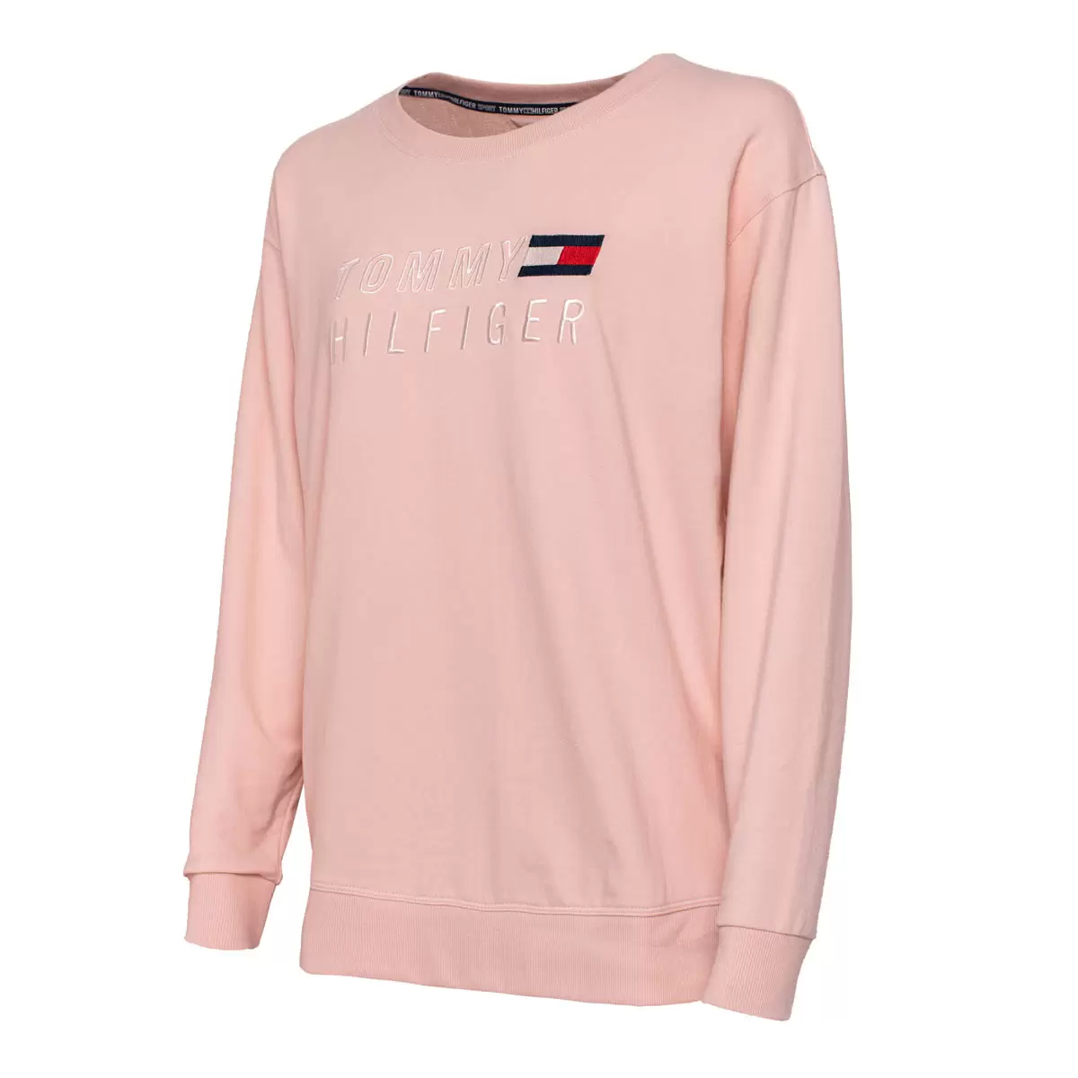 Tommy Hilfiger 女長袖圓領上衣 粉 XL