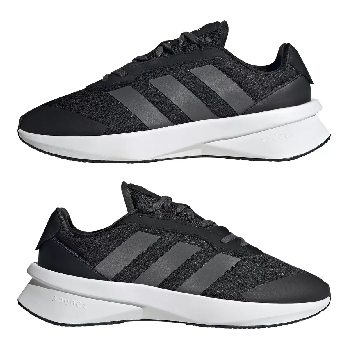 Adidas 女慢跑鞋 黑 23.5公分