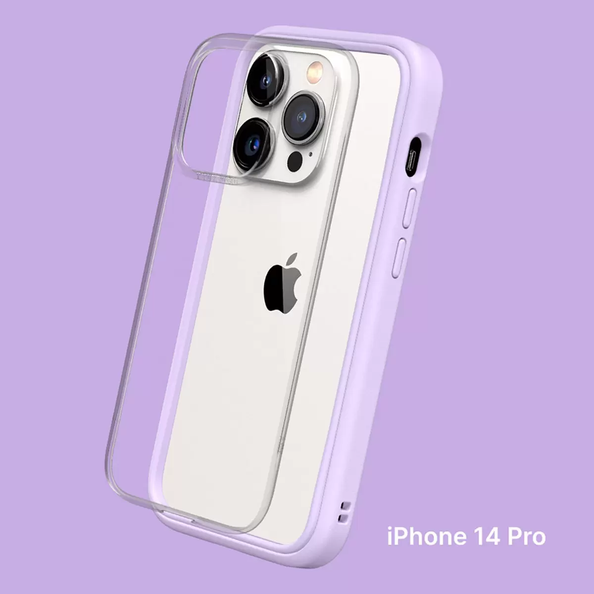 犀牛盾 iPhone 14 Pro MOD NX 防摔手機殼 + 9H 3D滿版螢幕玻璃保護貼 紫羅蘭