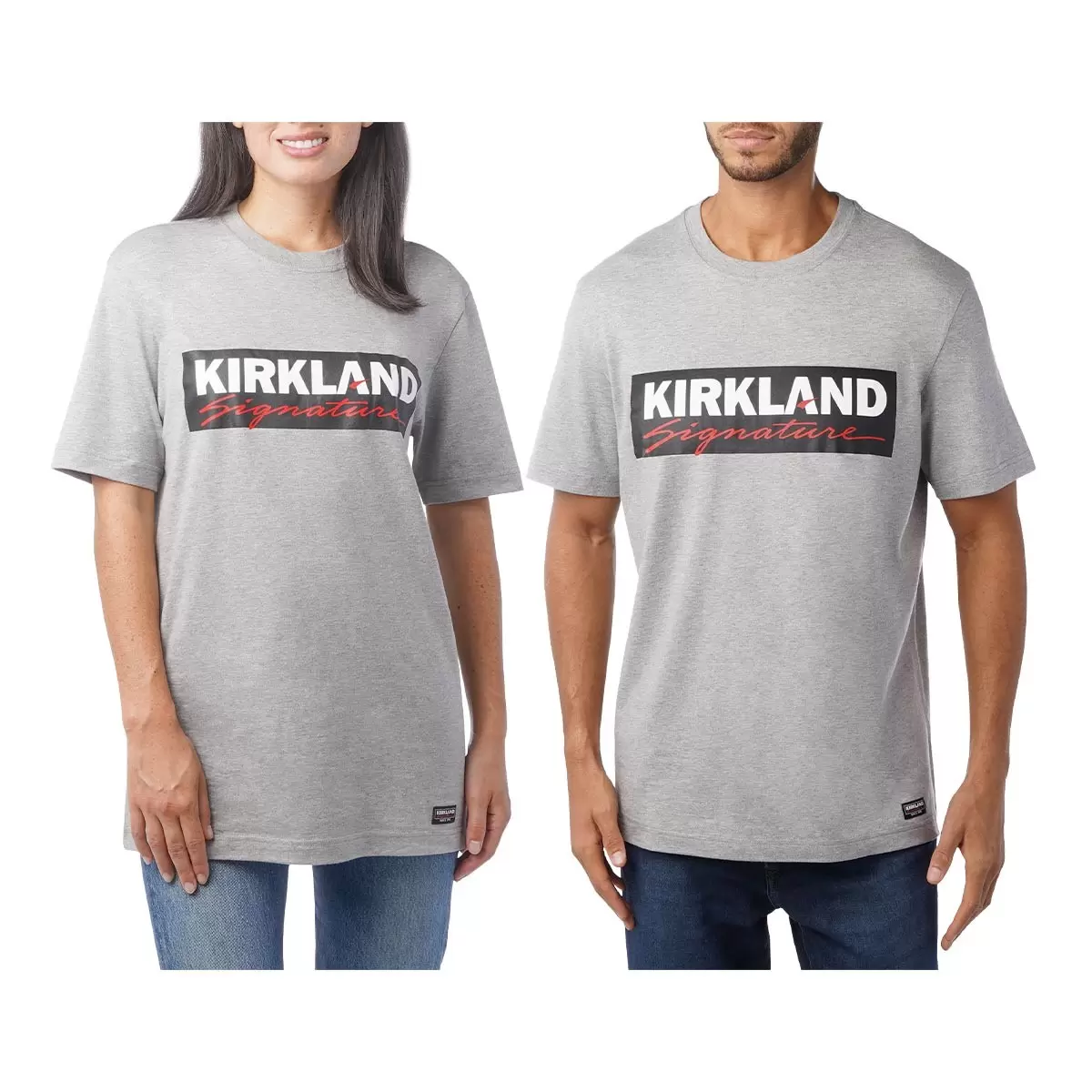 Kirkland Signature 科克蘭 Logo 短袖上衣 灰 XXL