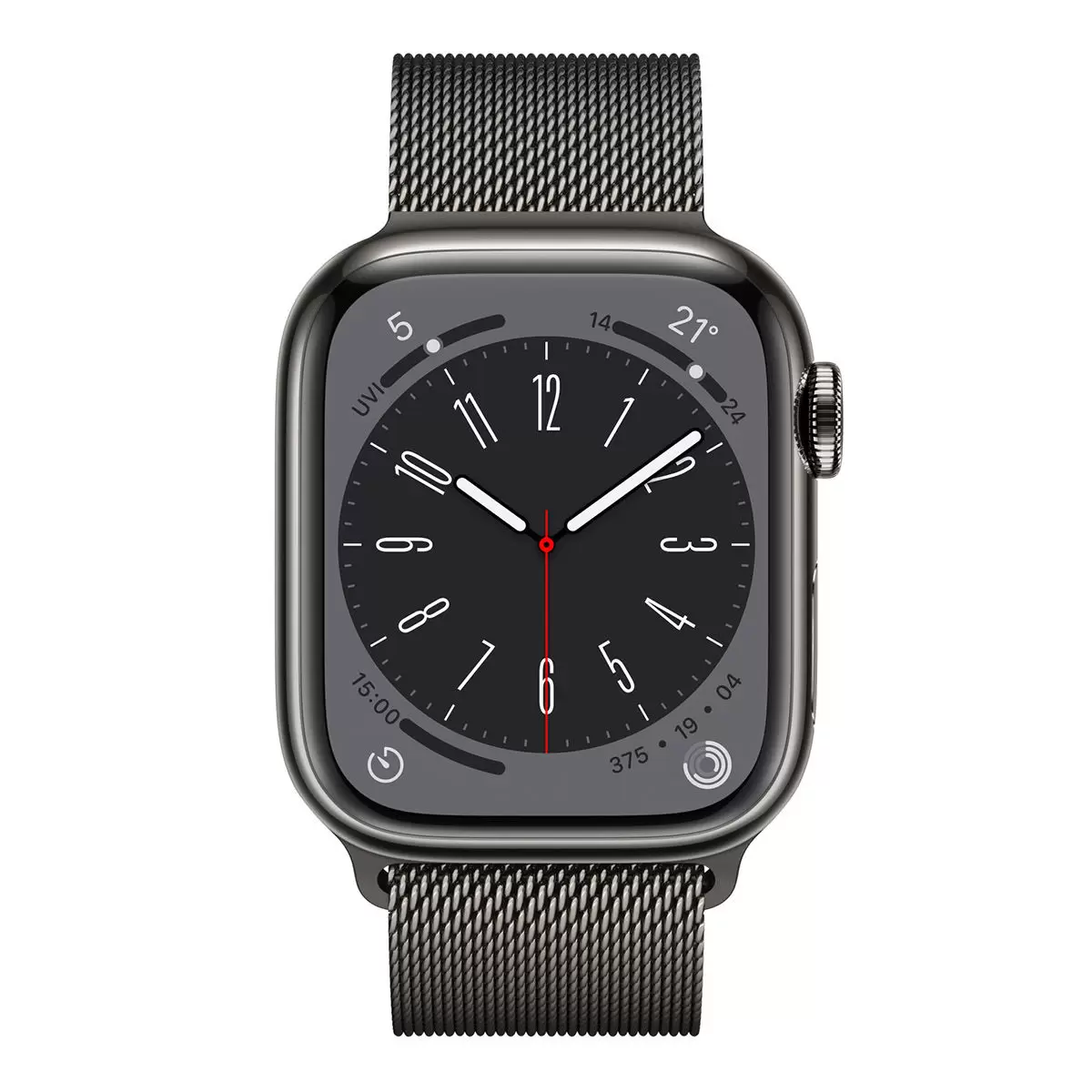 Apple Watch S8 (GPS + 行動網路) 41公釐不鏽鋼錶殼 米蘭式錶環