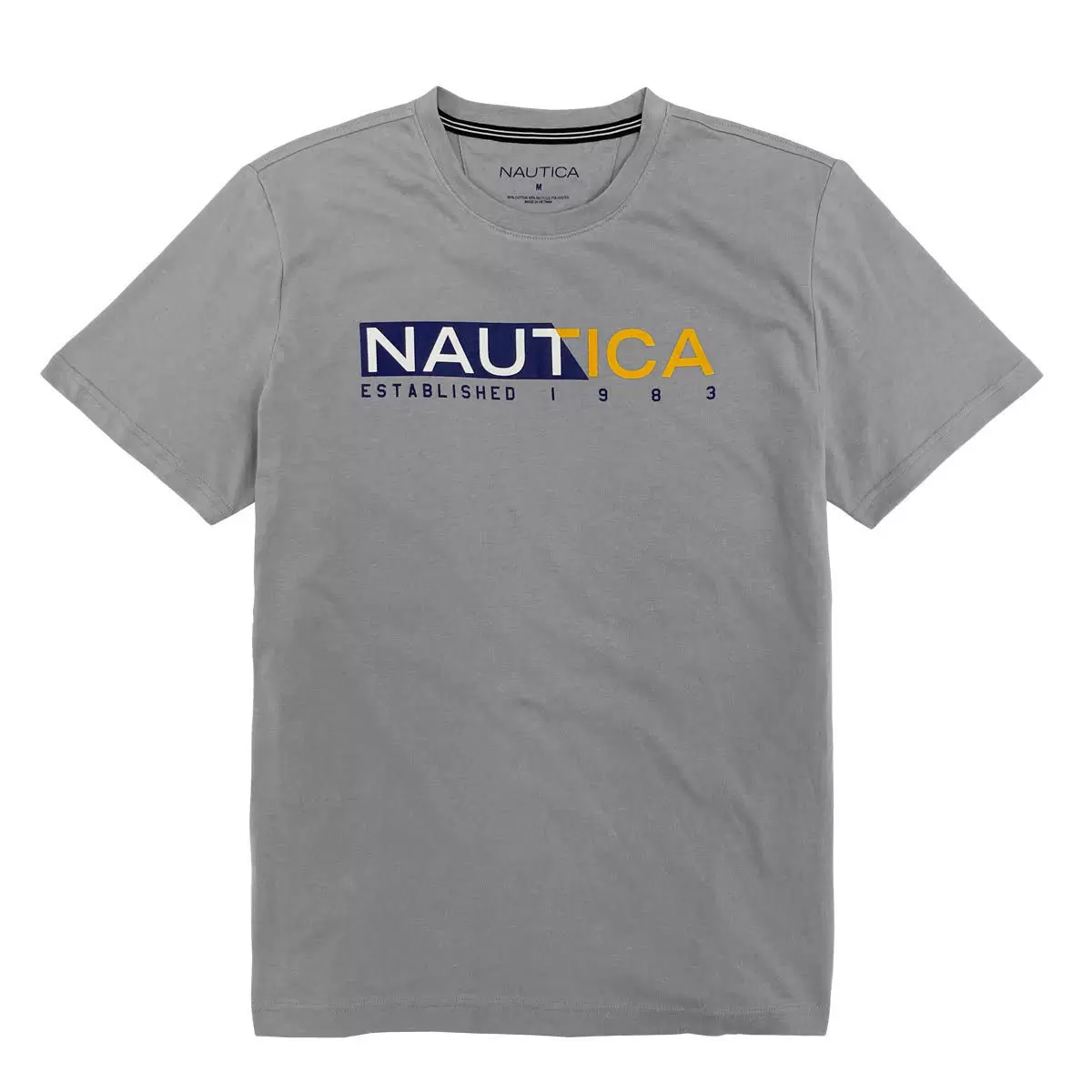 Nautica 男短袖印花上衣