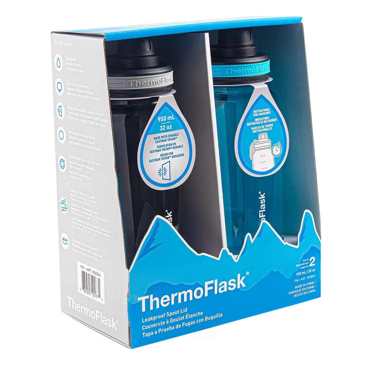 Thermoflask 隨身冷水瓶 950毫升 X 2件組