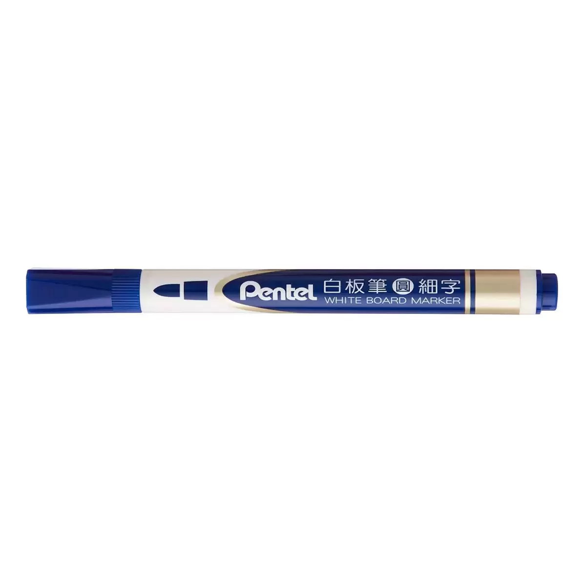 Pentel 圓頭白板筆 36支 藍色
