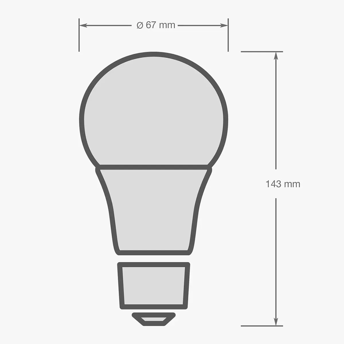 歐司朗 朗德萬斯 14W LED燈泡 4入組 白光