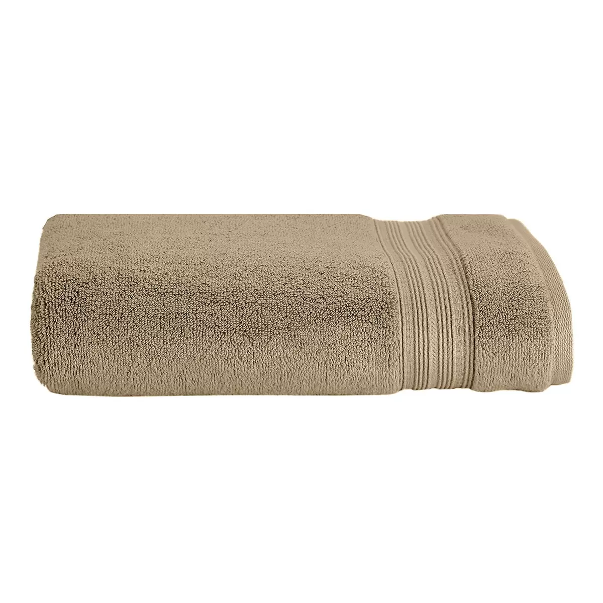 Grandeur 印度低捻純棉浴巾 76公分 X 147 公分 灰褐色