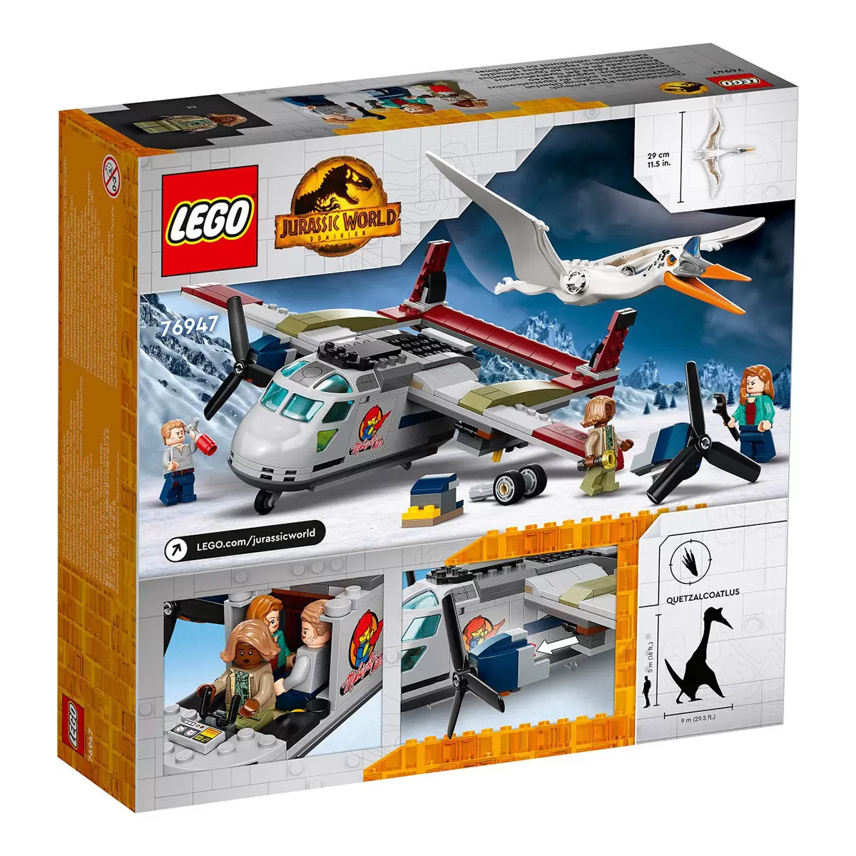 LEGO 侏儸紀世界 Quetzalcoatlus Plane Ambush 76947