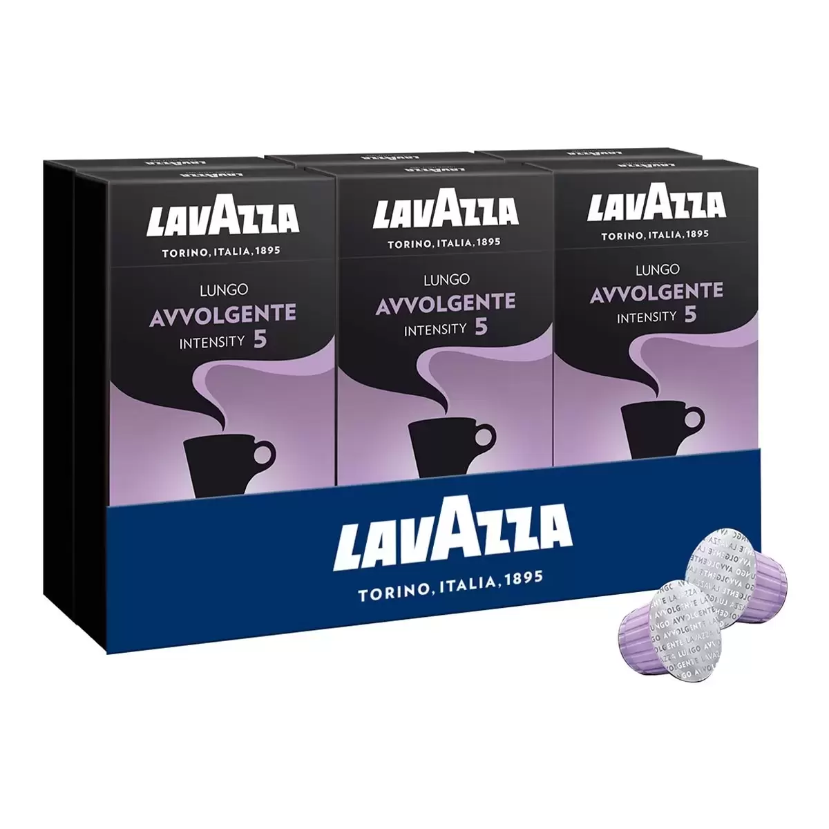Lavazza Lungo Avvolgente 咖啡膠囊組 60顆 適用Nespresso咖啡機