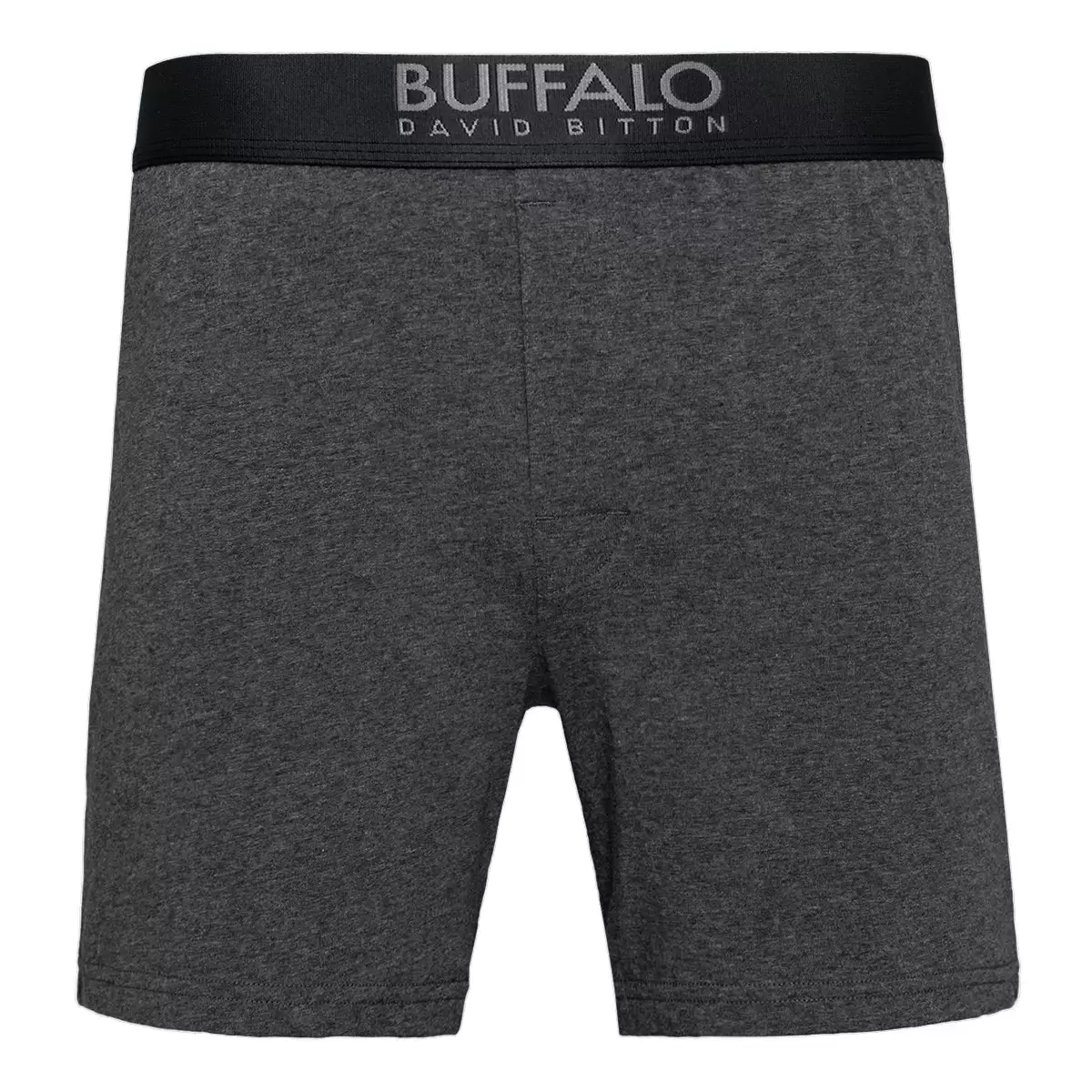 Buffalo 男彈性平口褲六入 黑色 / 灰色 XL