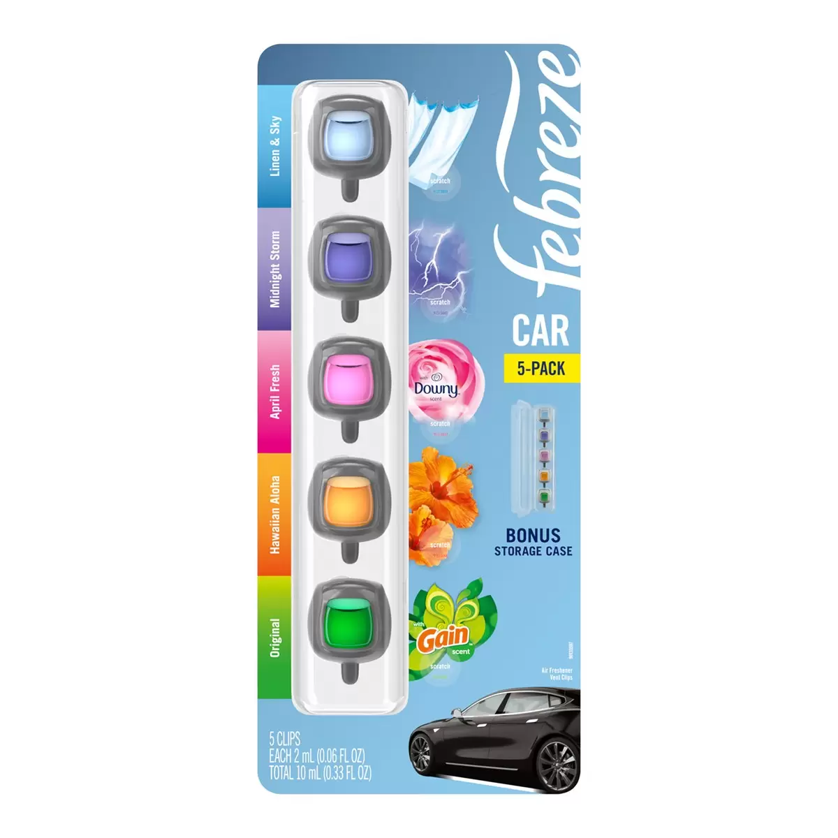 Febreze 汽車芳香劑 5入組