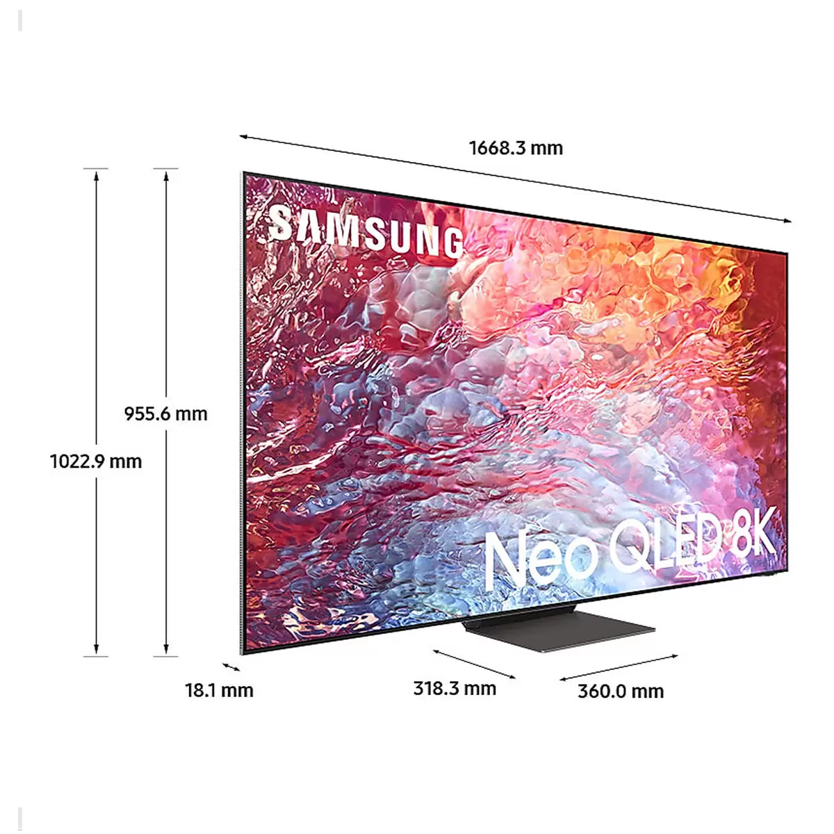 Samsung 75吋 Neo QLED 8K 量子電視 QA75QN700BWXZW