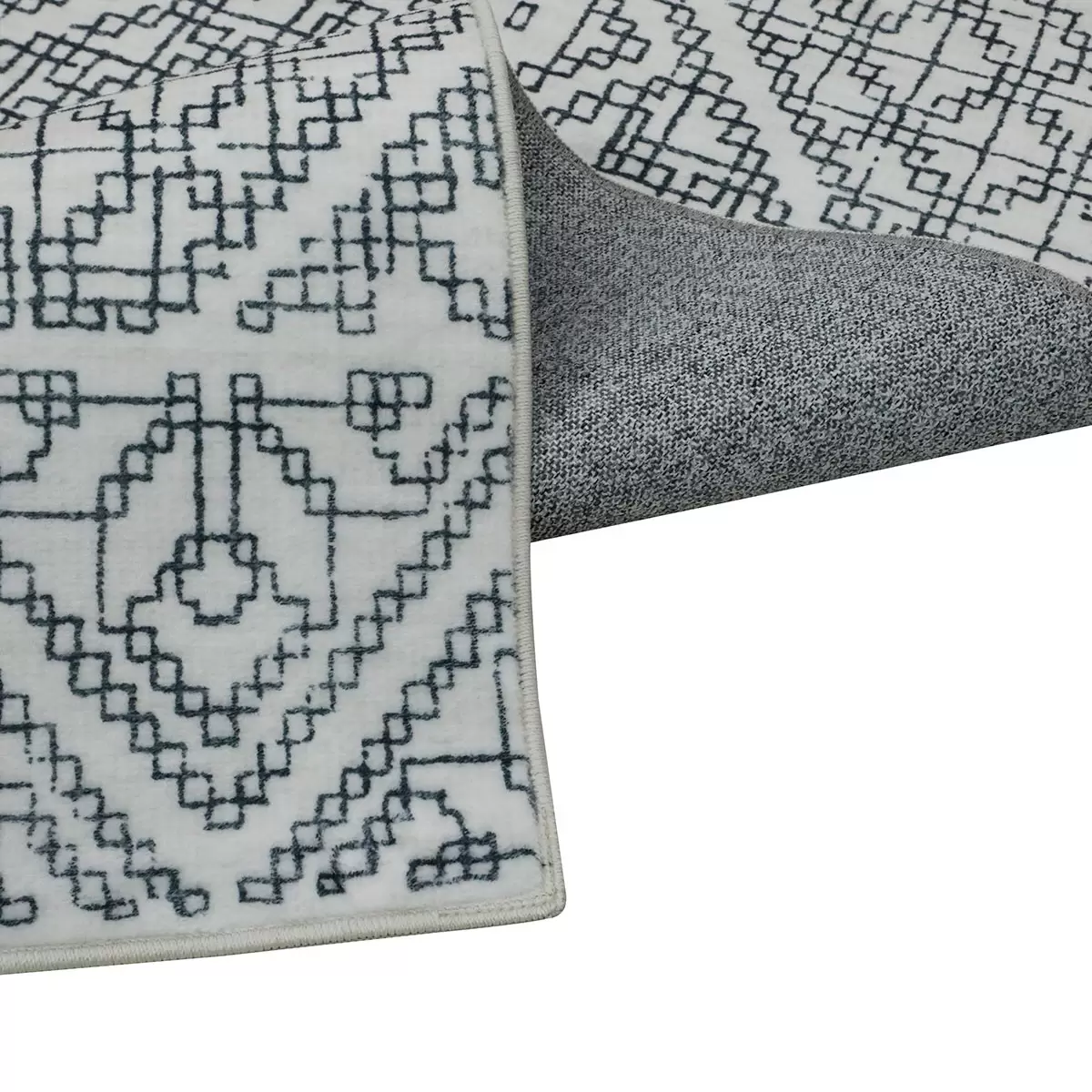 Wyatt & Ash 舒適地毯 60公分 X 182公分 鐵灰線條