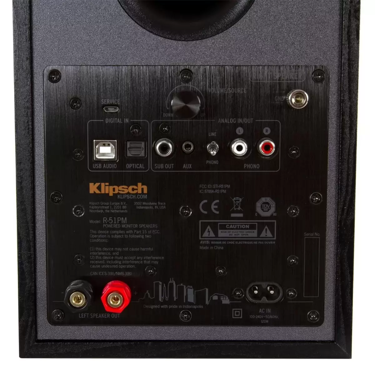 Klipsch 兩聲道主動式喇叭 R-51PM