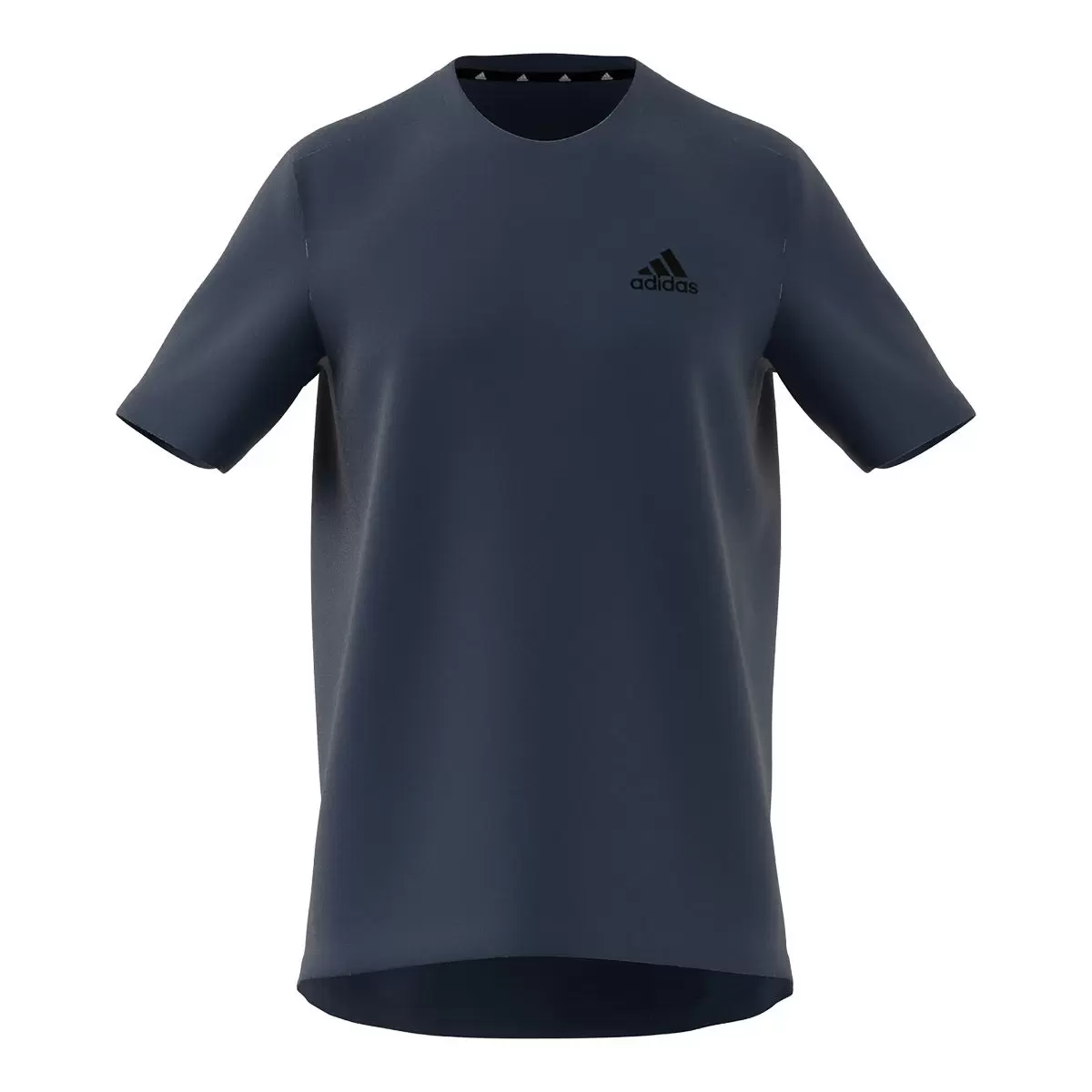 Adidas 男短袖Logo上衣 深藍 M