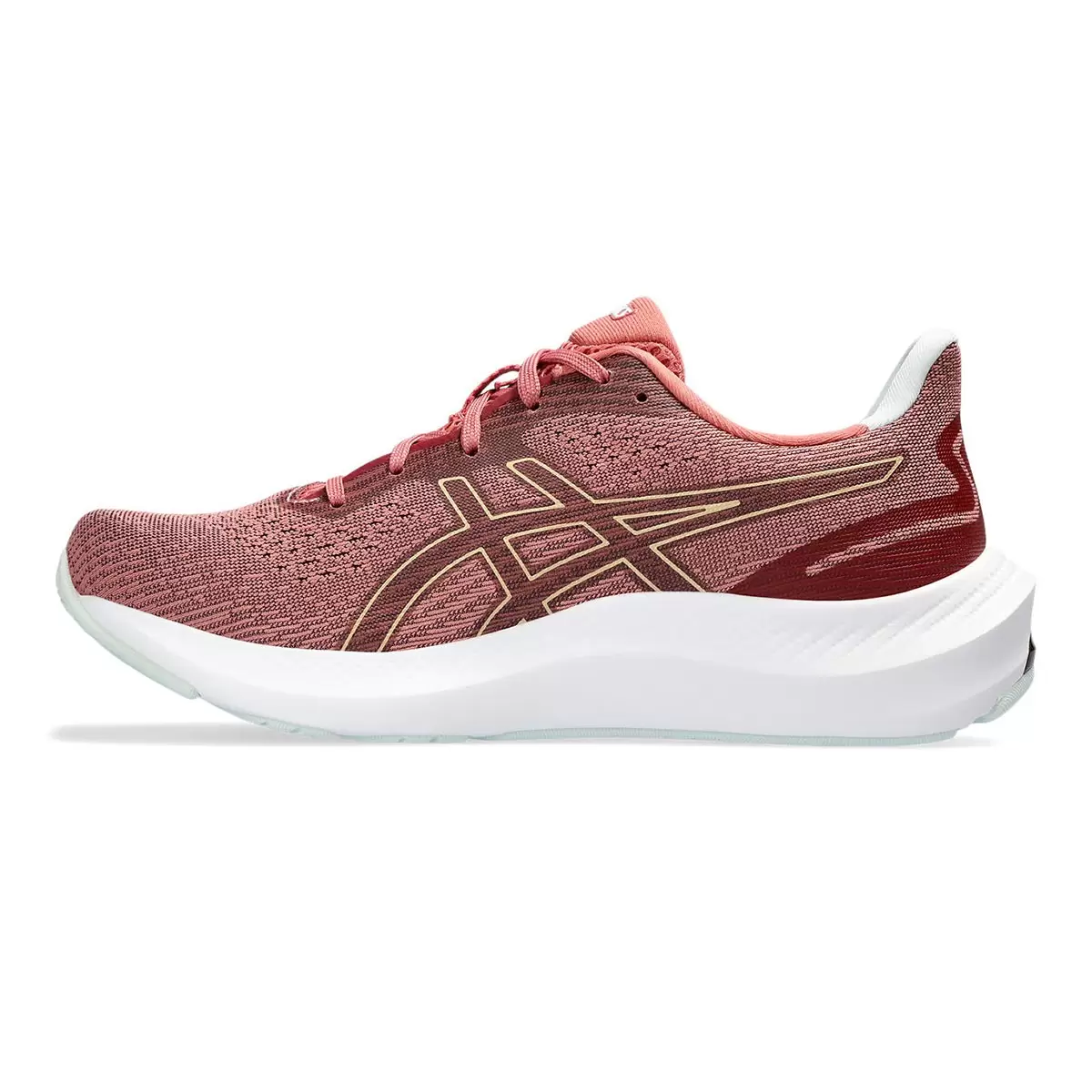 Asics 女慢跑鞋 粉白 24.5公分