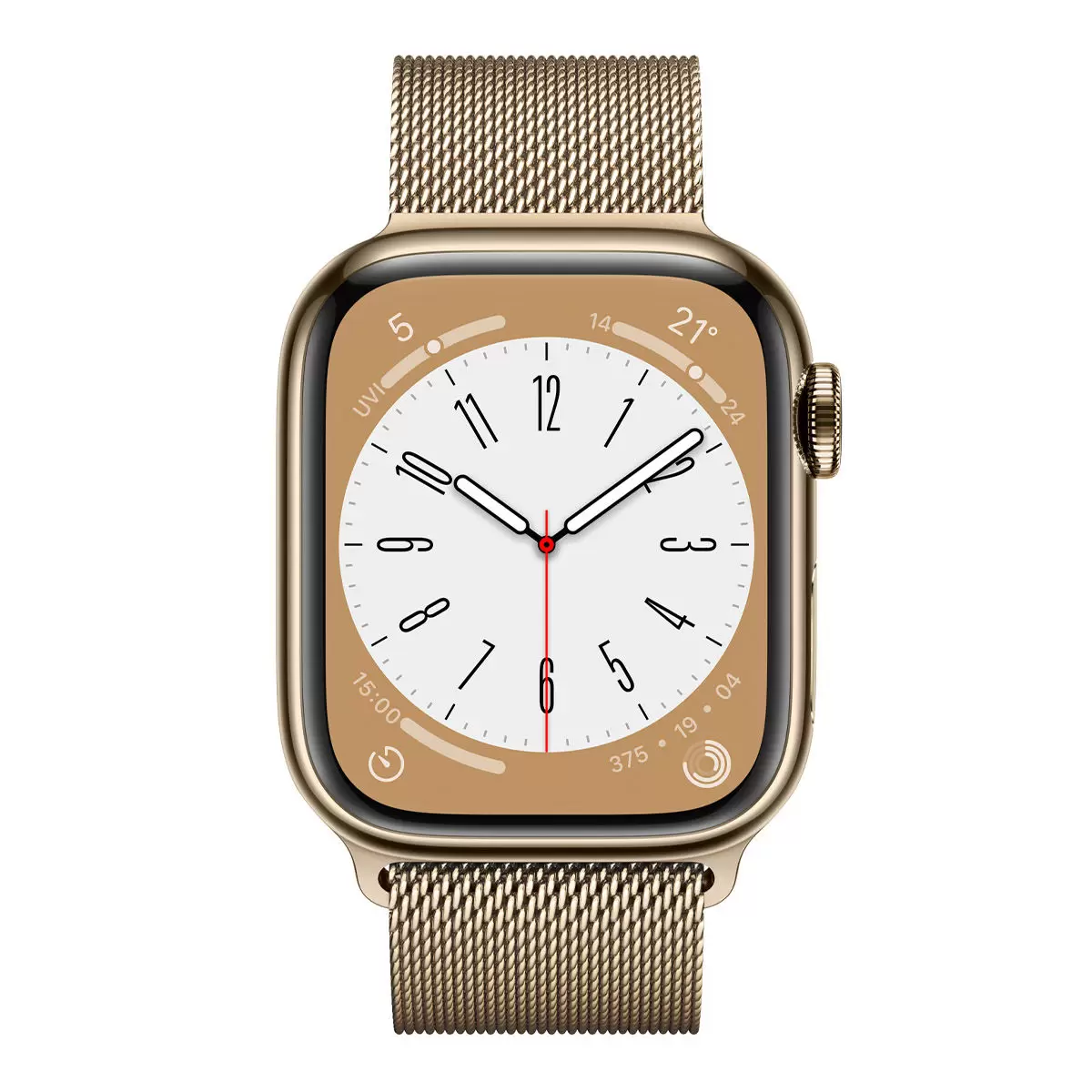 Apple Watch S8 (GPS + 行動網路) 41公釐不鏽鋼錶殼 米蘭式錶環
