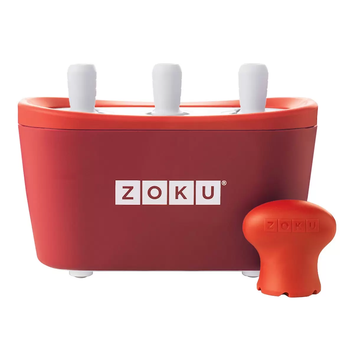 ZOKU 快速製冰棒機 三支裝 紅色