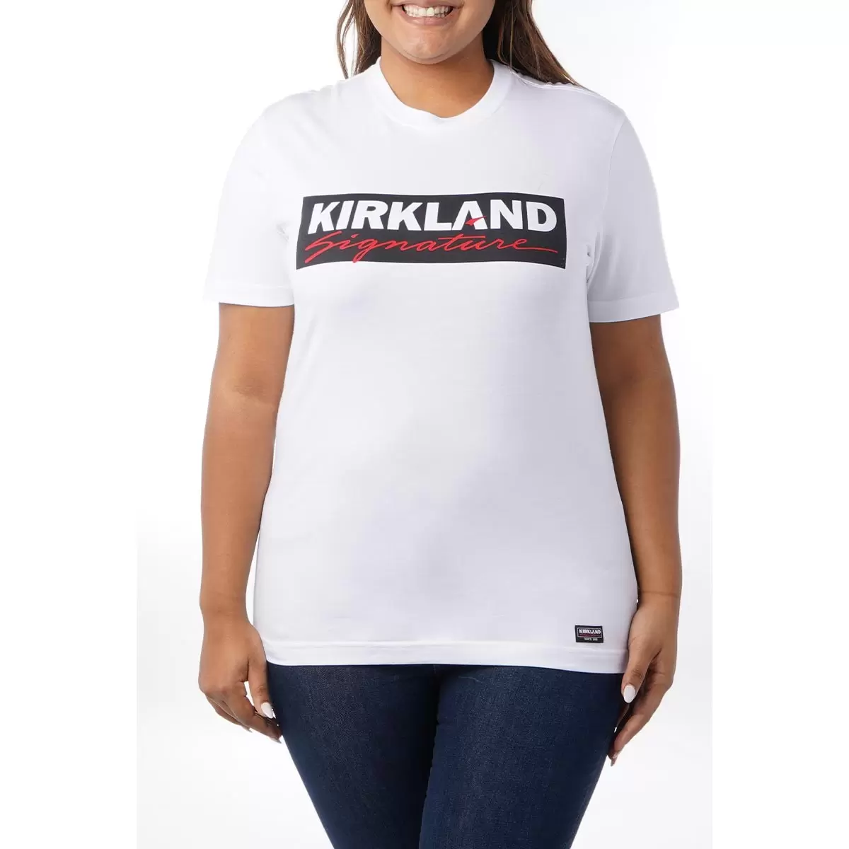 Kirkland Signature 科克蘭 Logo 短袖上衣 白 XL