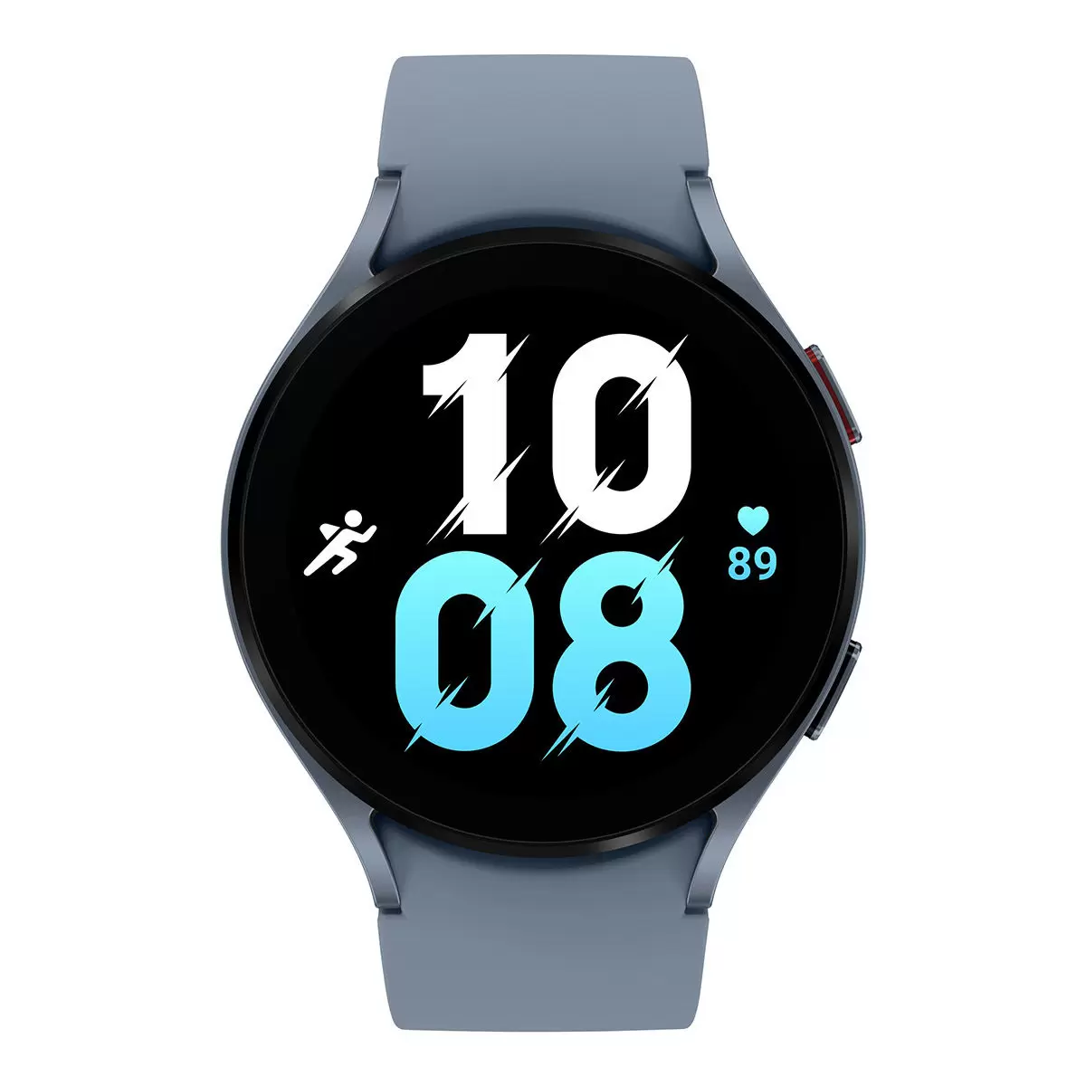 Samsung Galaxy Watch5 44公釐 R910 (藍芽) 冰川藍 鋁合金錶殼搭配藍色彈性運動錶帶
