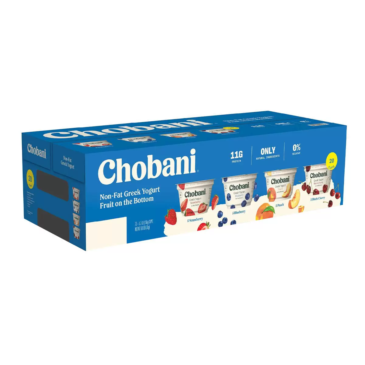 Chobani 零脂希臘優格 四種口味 150公克 X 20入