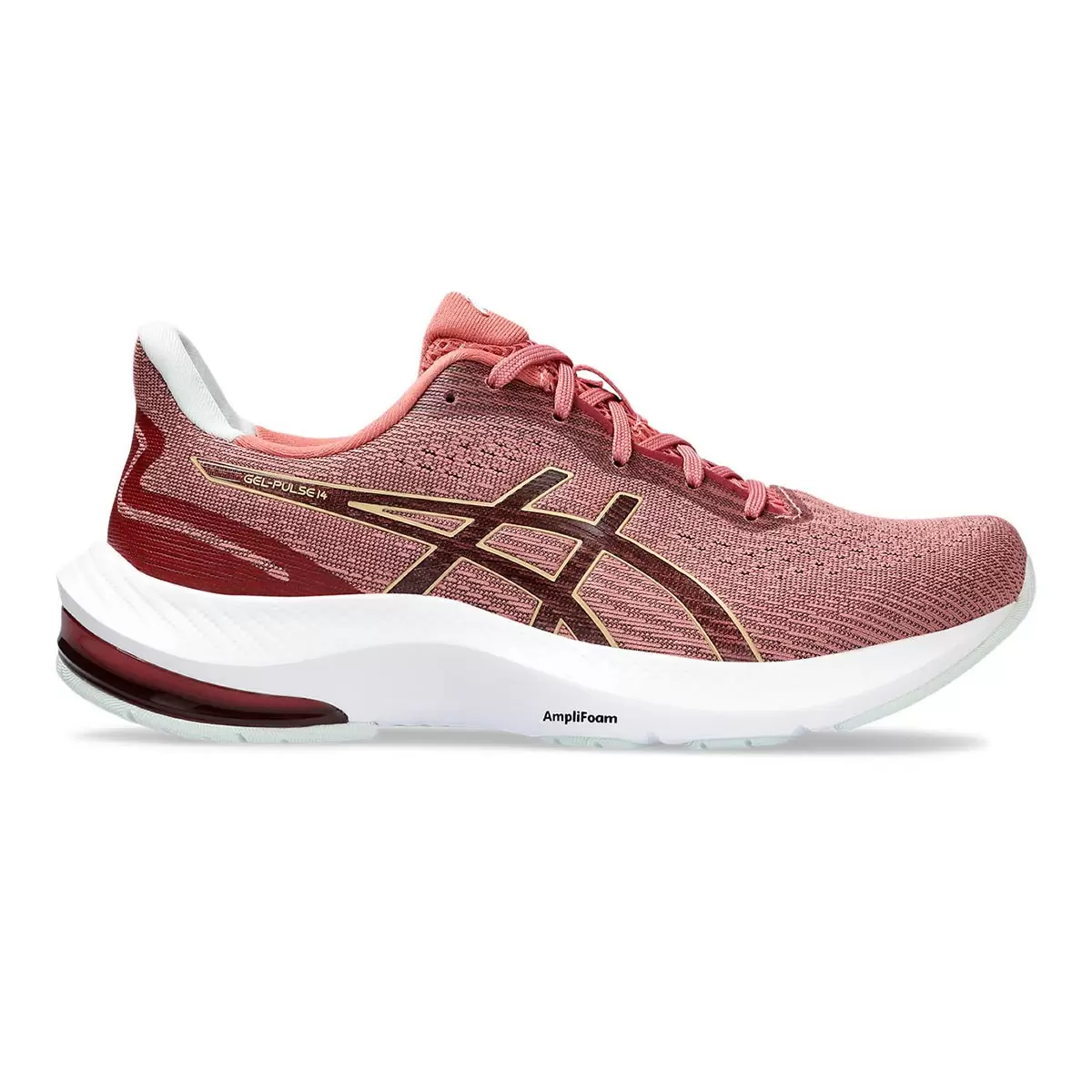 Asics 女慢跑鞋 粉白 24.5公分