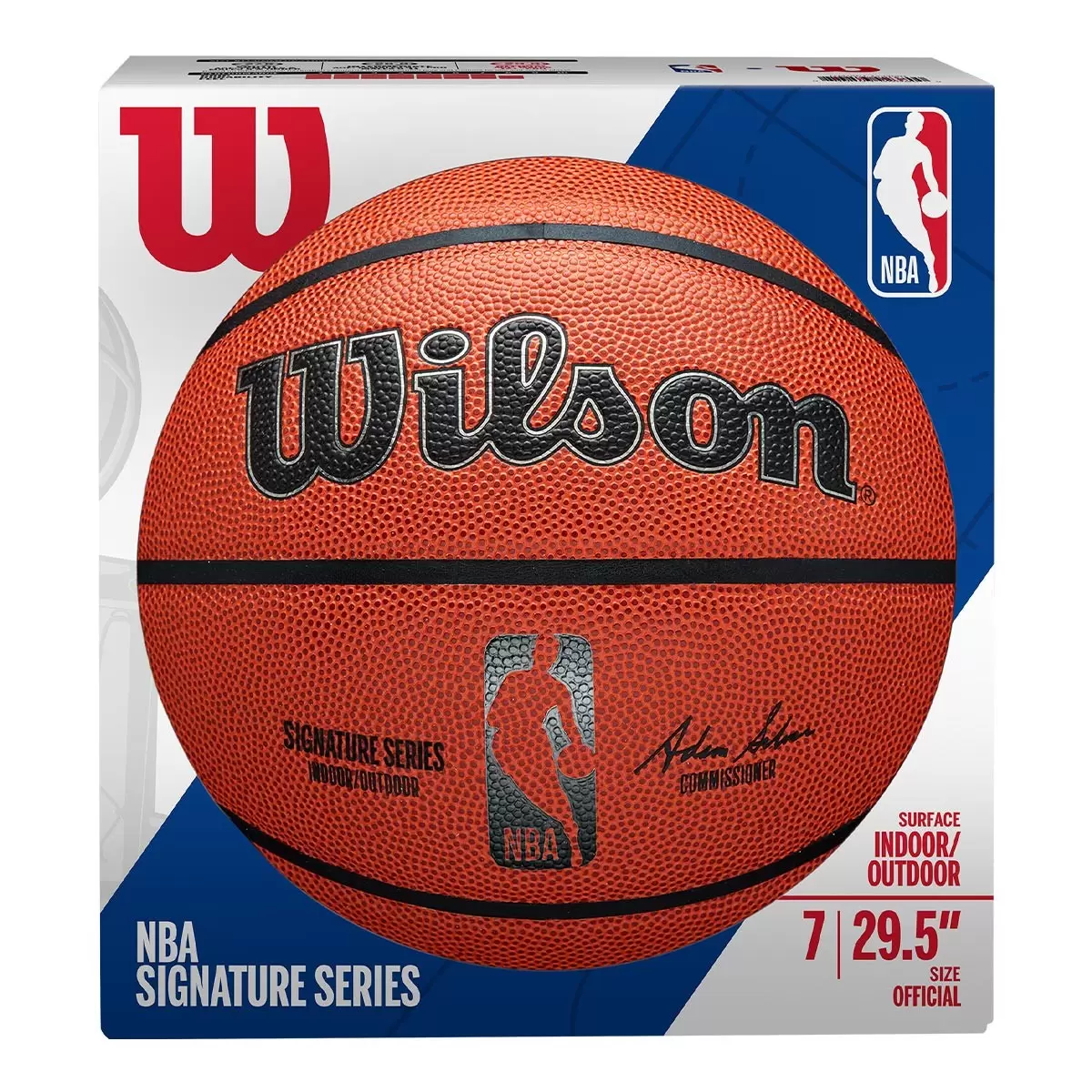 威爾森 合成皮籃球 NBA Signature SZ7 (７號)