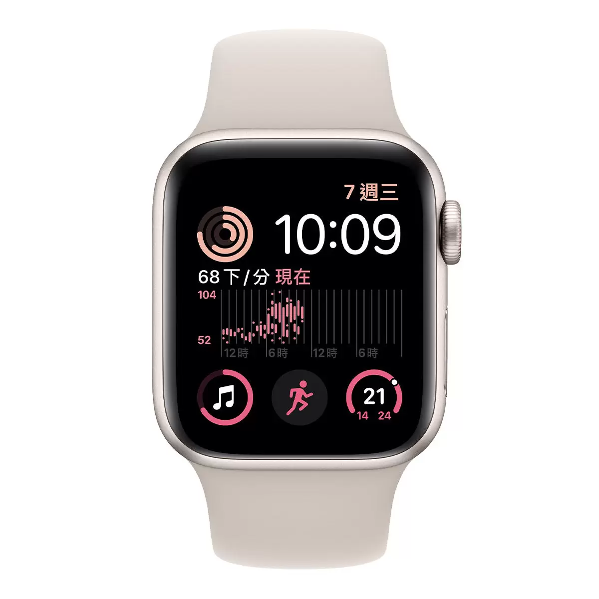 Apple Watch SE (GPS + 行動網路) 40公釐鋁金屬錶殼 運動型錶帶