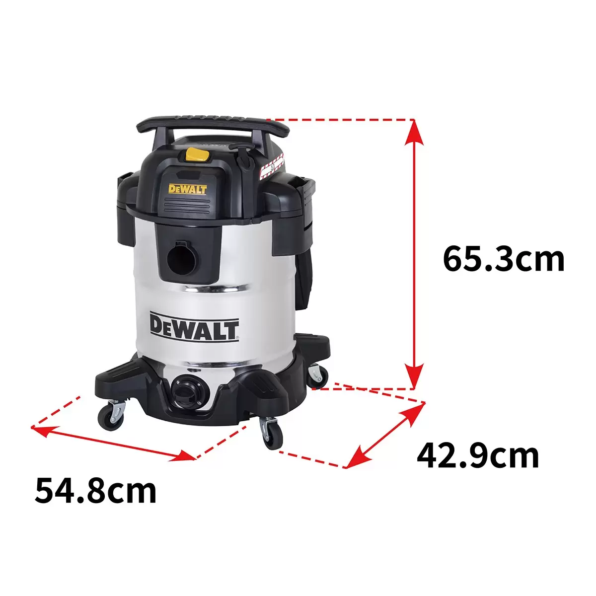 DEWALT 得偉 38公升 商用乾濕兩用吸塵器 DXV38SA