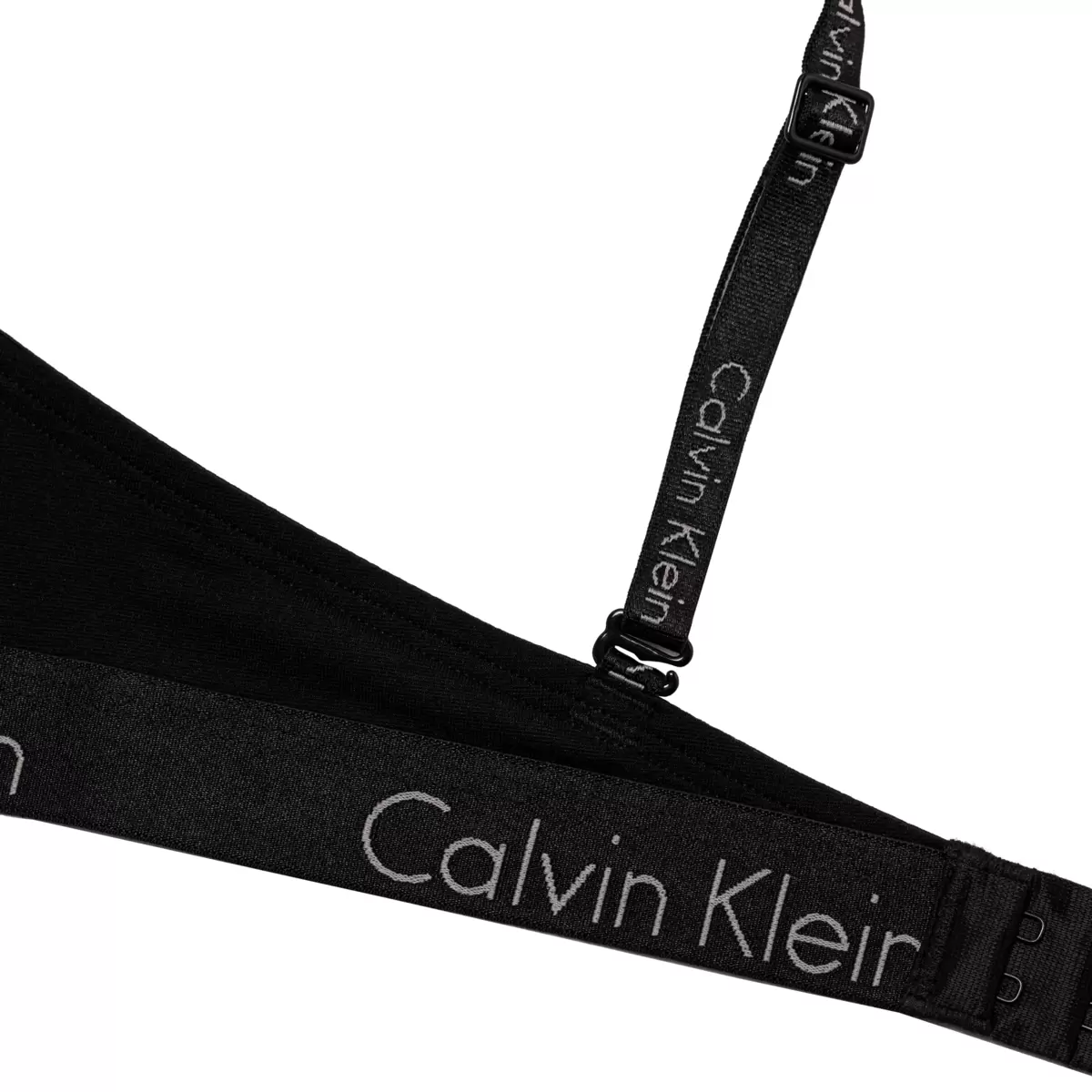Calvin Klein 女舒適軟鋼圈內衣2入組 黑色 & 裸色 32B