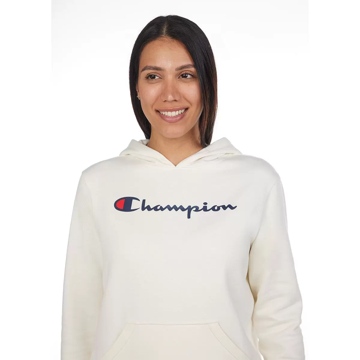 Champion 女連帽上衣 白