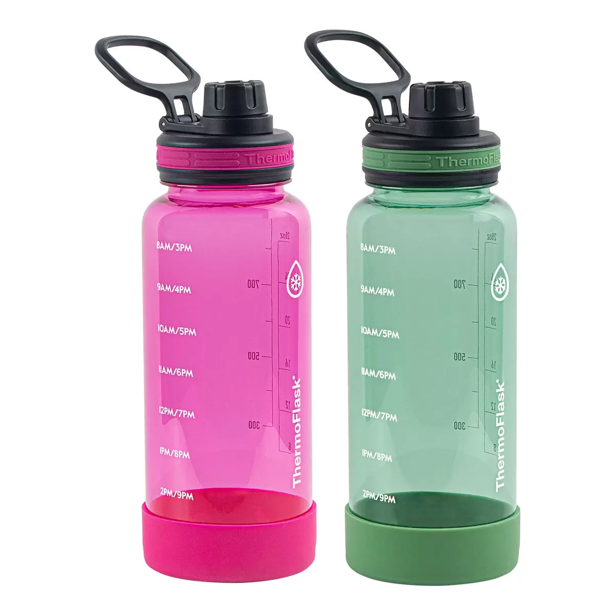 Thermoflask 隨身冷水瓶 950毫升 X 2件組 粉色 + 綠色