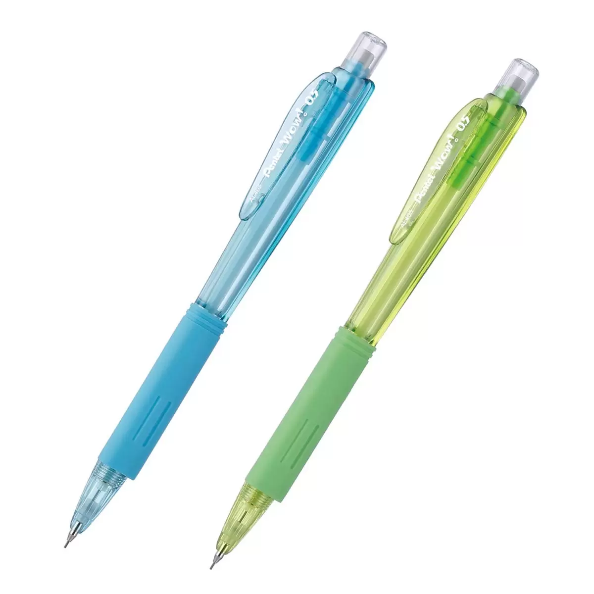 Pentel 三角自動鉛筆 24入 綠桿 + 藍桿