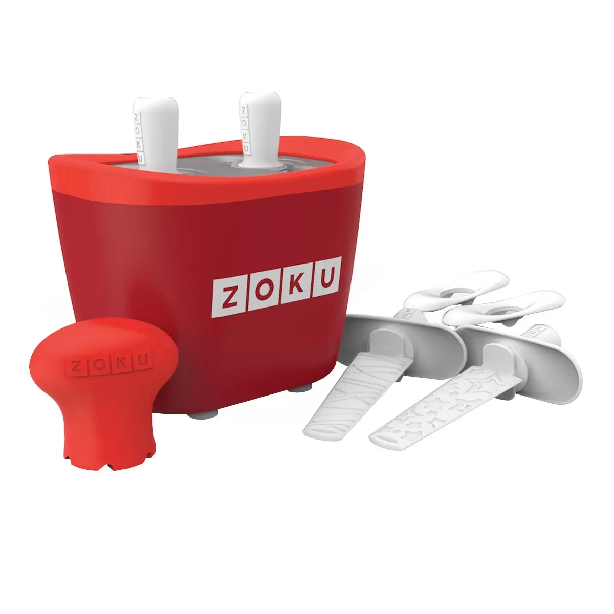ZOKU 快速製冰棒機 兩支裝 紅色